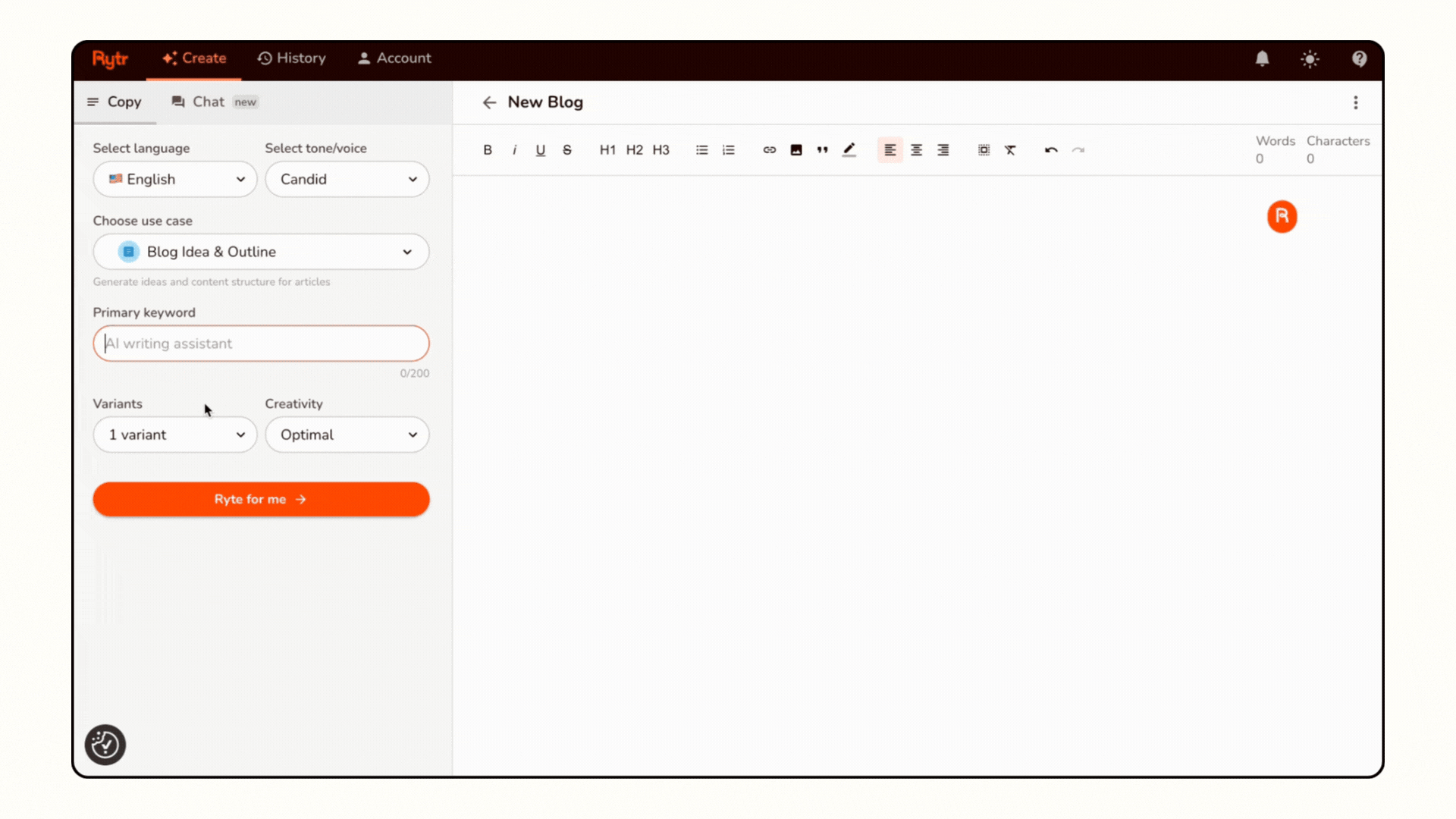 Blog Outline Generator