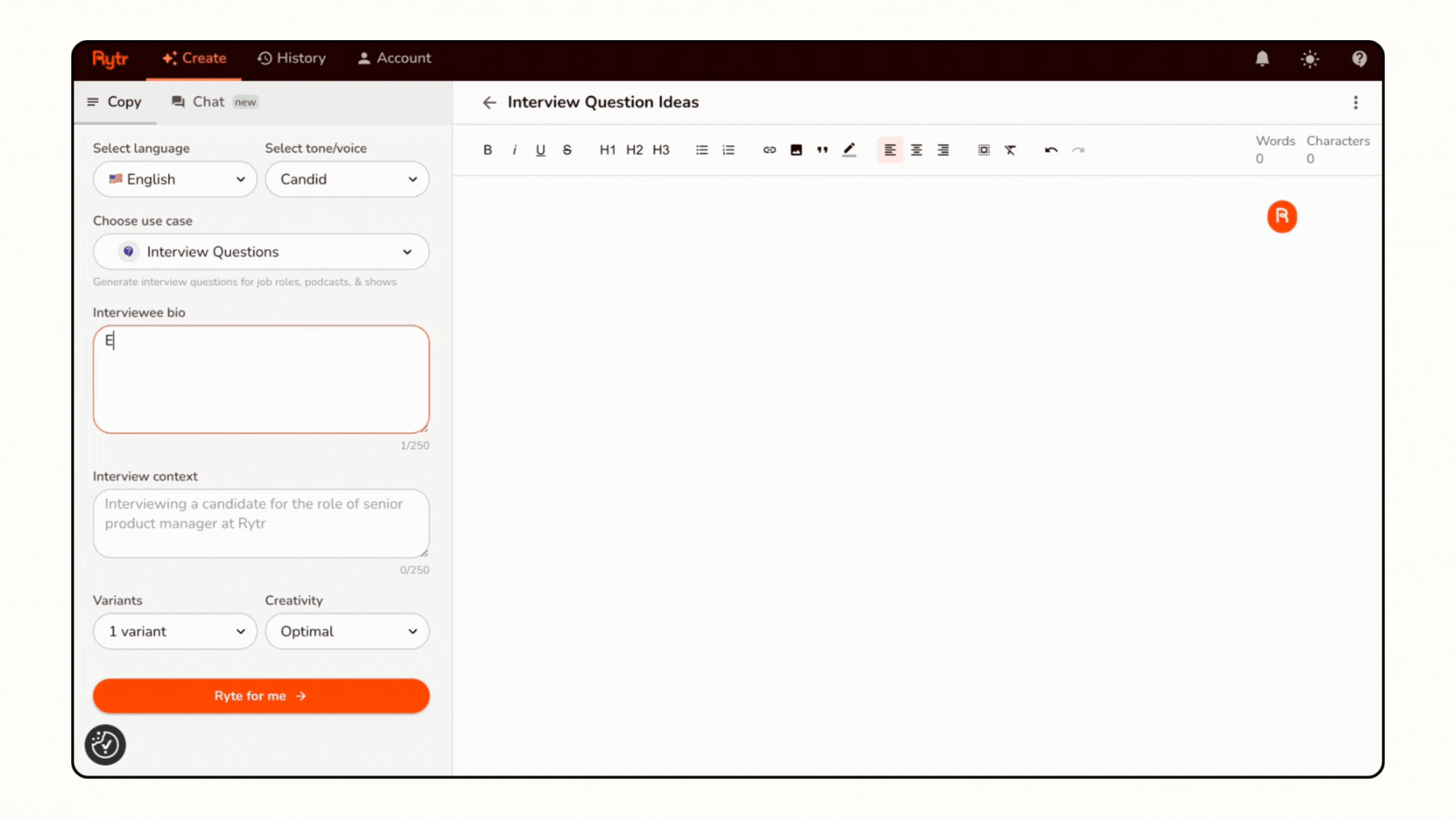 AI Interview Question Generator