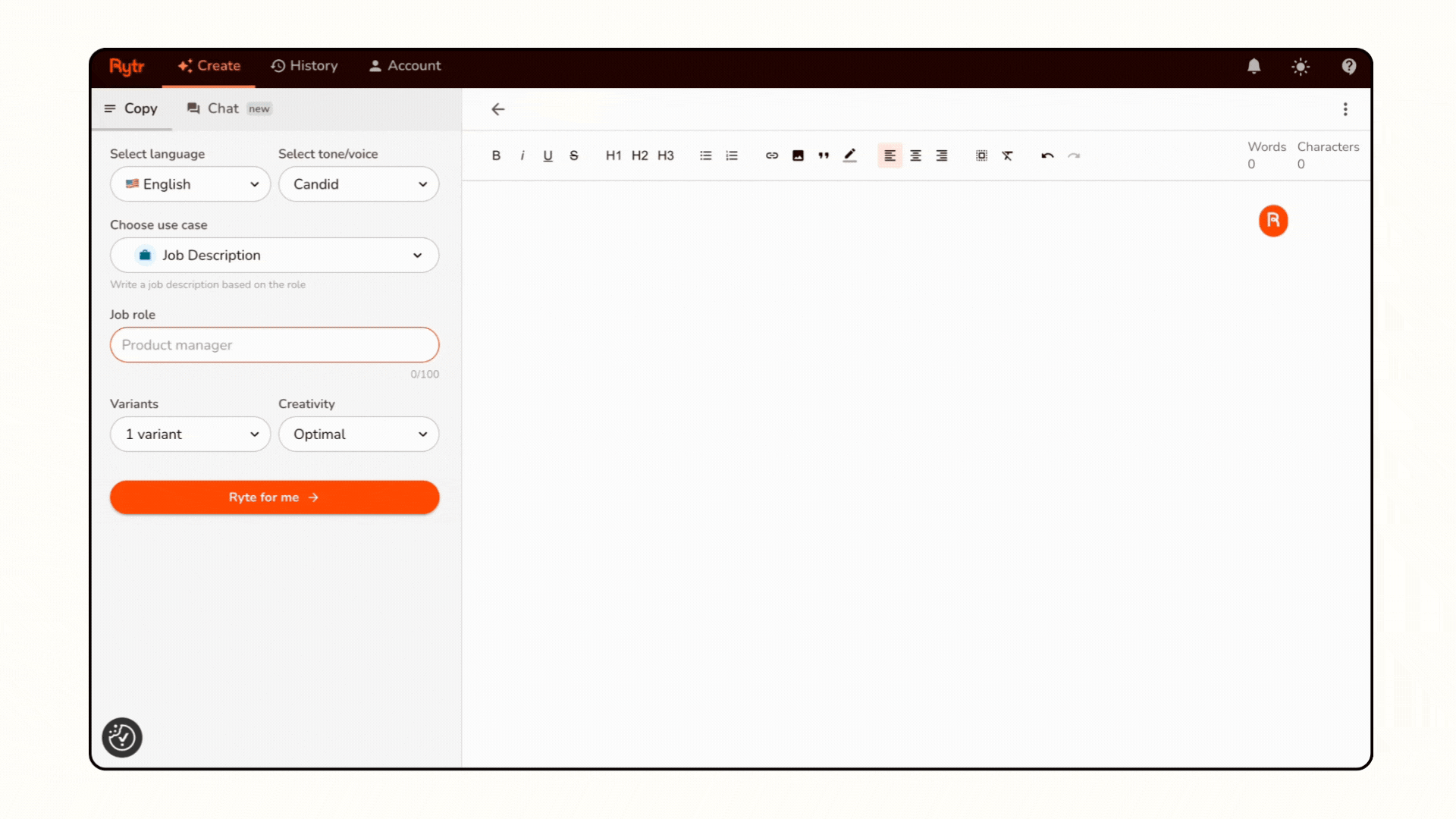 AI Job Description Generator