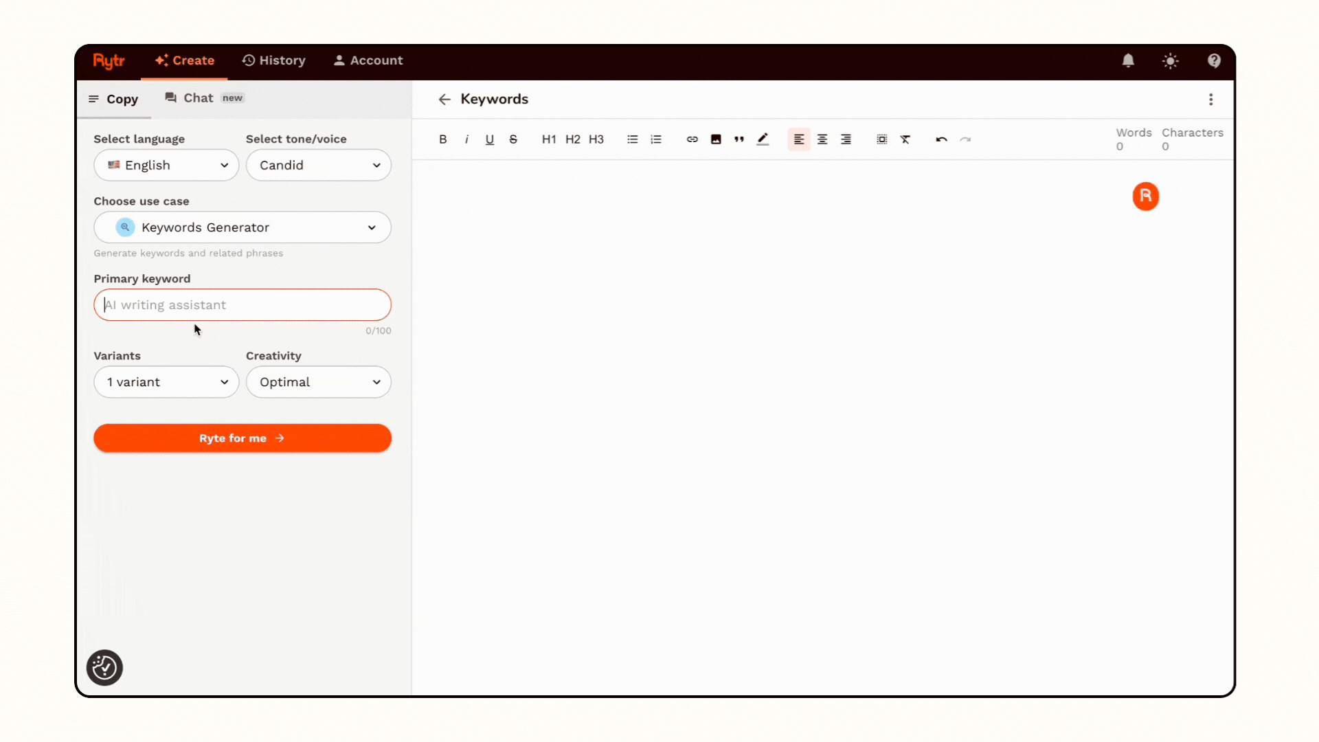 AI Keyword Generator