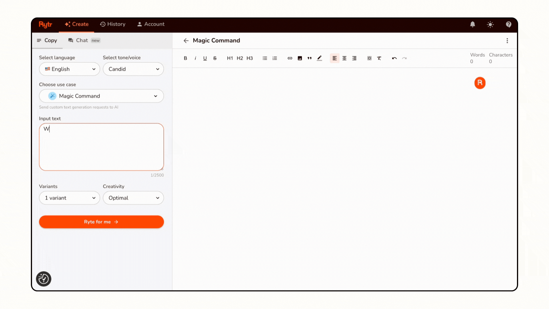 AI Command Generator