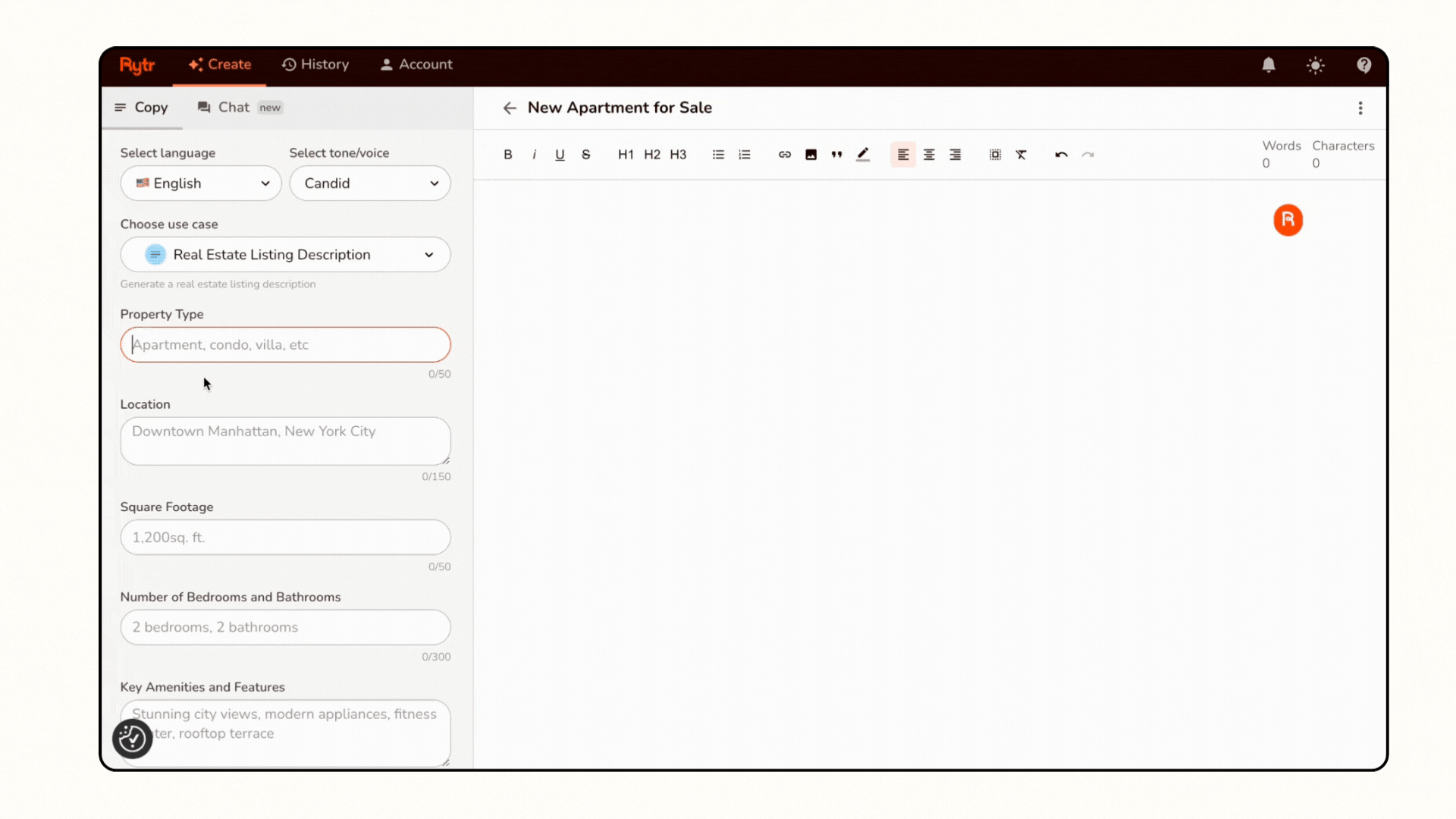 AI Real Estate Listings