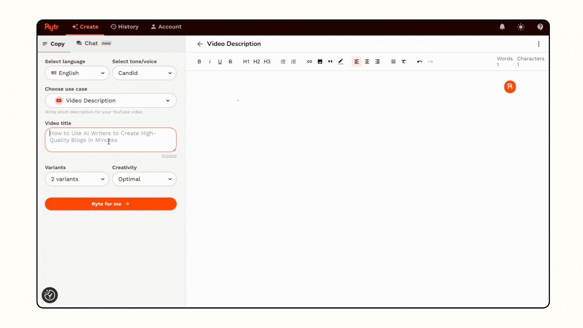 Video Description Generator