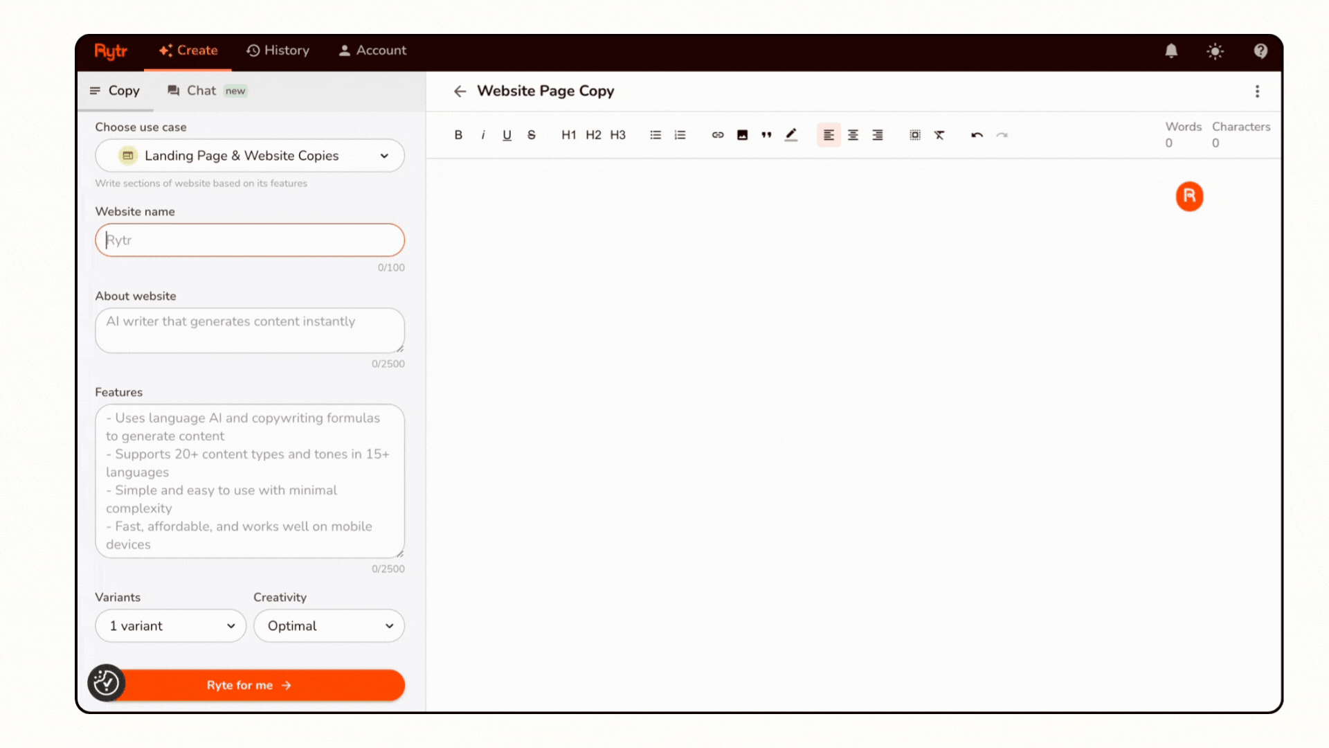 AI Landing Page Generator